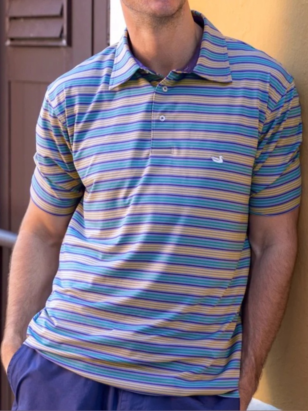 southern marsh striped polo